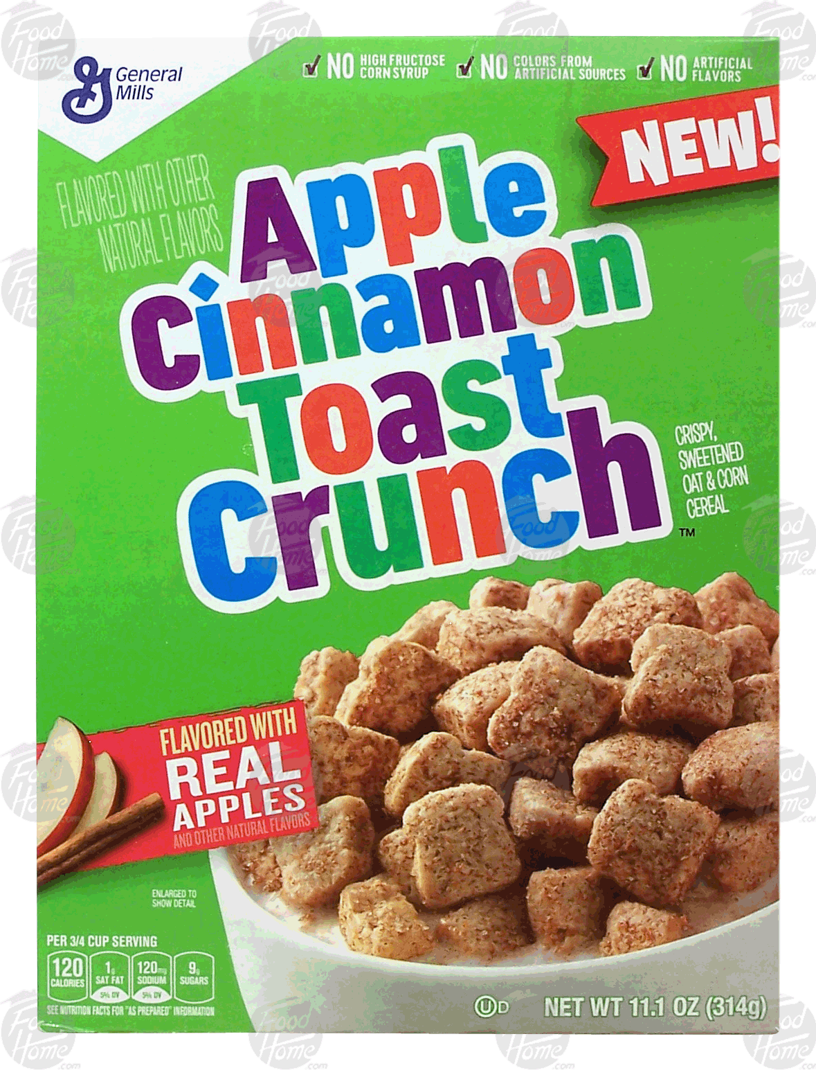 Cinnamon Toast Crunch Apple crispy sweetened oat & corn cereal Full-Size Picture